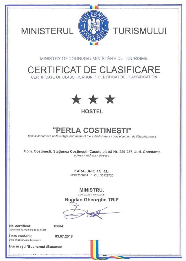 Hotel Perla à Costinesti Extérieur photo